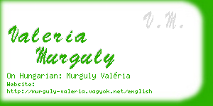 valeria murguly business card