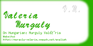 valeria murguly business card